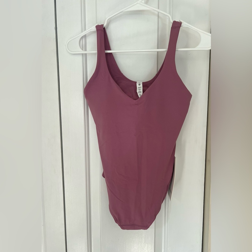 NWT lululemon Align™ Bodysuit Velvet Dust 
Size 4